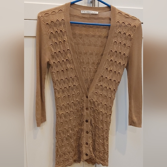 Trina Turk cardigan sweater - Picture 1 of 9